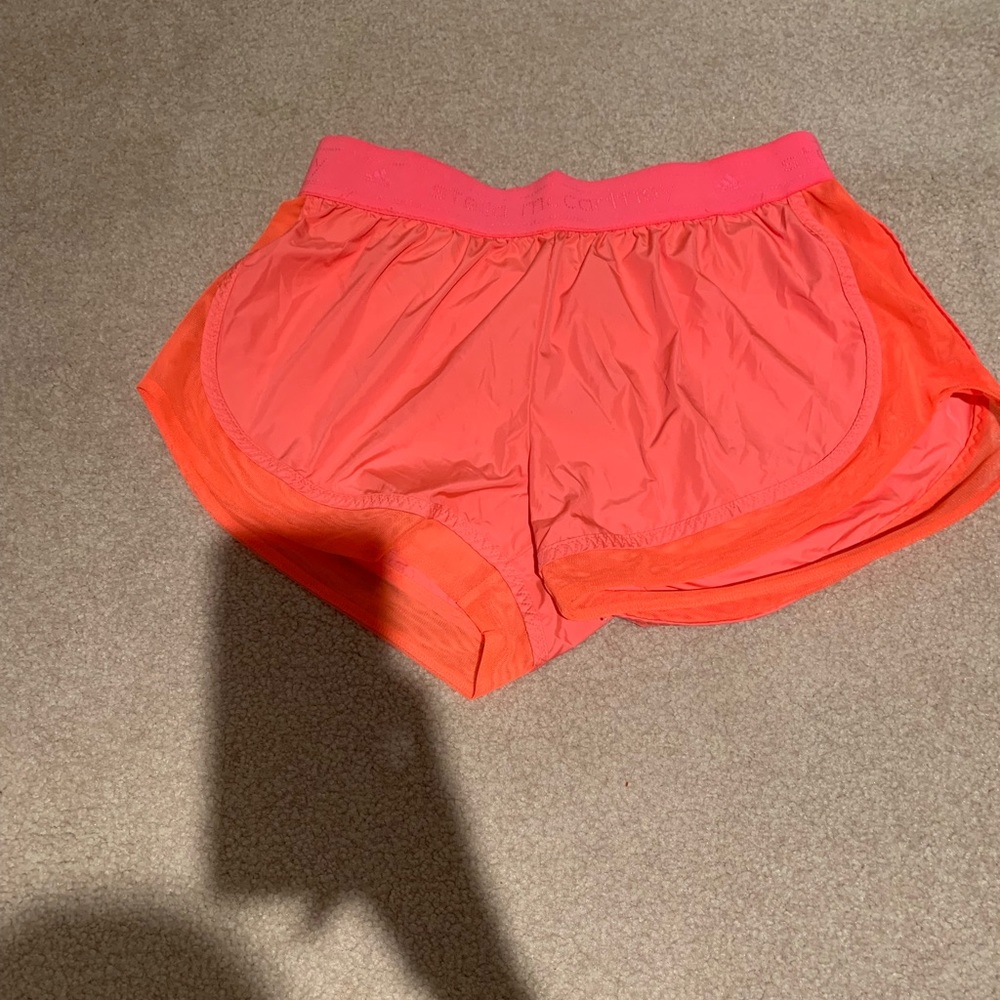 Adidas by Stella McCartney pink running shorts